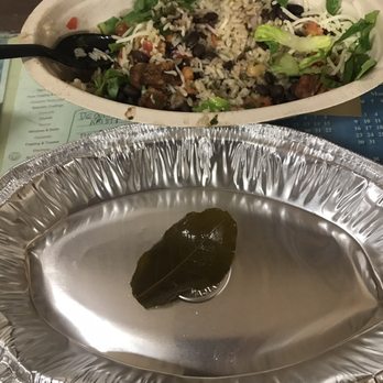 Chipotle Mexican Grill - A leaf in my chicken bowl - Fast Food Near Me - Estero, Florida