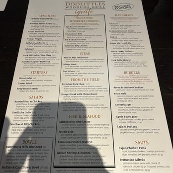 Doolittles Woodfire Grill - Menú - American Near Me - Eagan, Minnesota