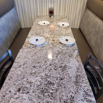 Paradise Street Eats & Biryani - Beautiful clean  bench seating - Indian Near Me - Dearborn, Michigan