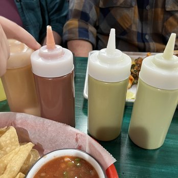 Tacos el Patron - Hot sauce selection - Tacos Near Me - Cypress, Texas Tacos el Patron - Hot sauce selection - Tacos Near Me - Cypress, Texas