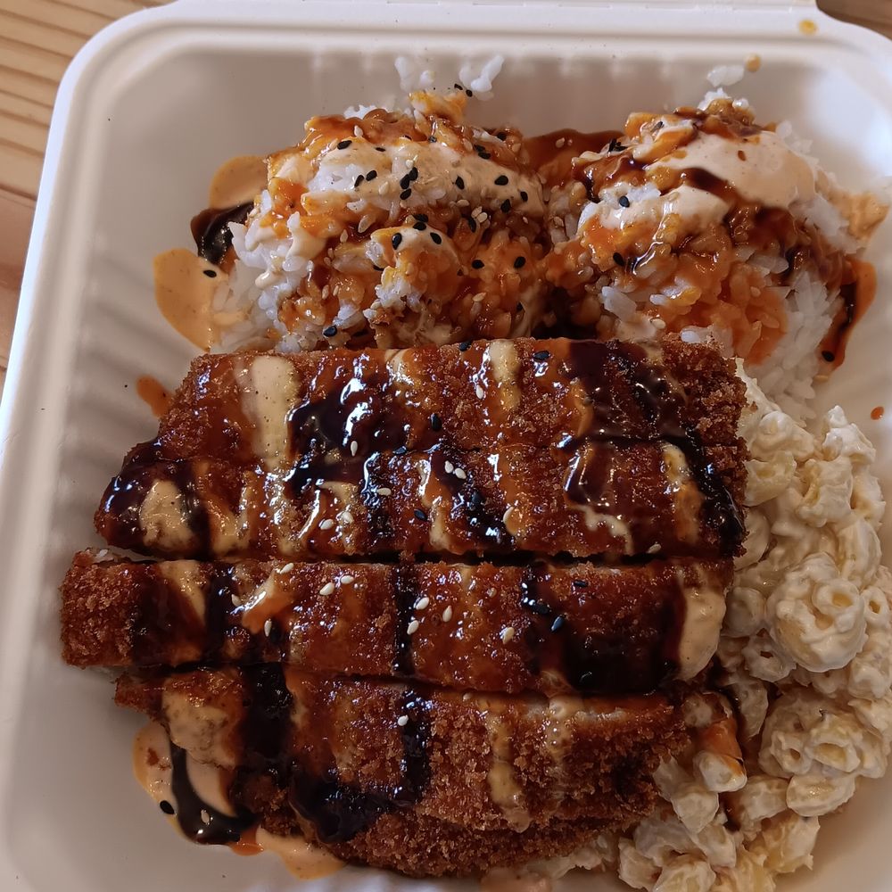 Panko-Fried Pork platter Panko-Fried Pork platter