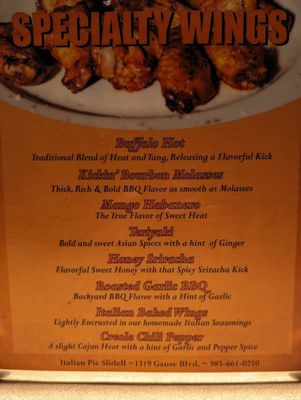 Menu photo 1 The Original Italian Pie - Slidell Slidell, LA Menu photo 1 The Original Italian Pie - Slidell Slidell, LA
