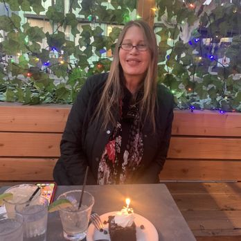 The Galley - Birthday surprise dessert from waitress! - Seafood Near Me - Santa Monica, California The Galley - Birthday surprise dessert from waitress! - Seafood Near Me - Santa Monica, California