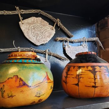 Jezebel Soda Fountain - Painted Indian Gourds - Coffee & Tea Near Me - Madrid, New Mexico Jezebel Soda Fountain - Painted Indian Gourds - Coffee & Tea Near Me - Madrid, New Mexico
