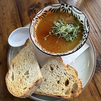 The Ginger Mule - Butternut squash soup - Vegan Near Me - Houston, Texas The Ginger Mule - Butternut squash soup - Vegan Near Me - Houston, Texas
