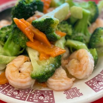 Hong Kong Alleys Kitchen - Shrimp with Broccoli @tiffhuangry - Cantonese Near Me - Orlando, Florida