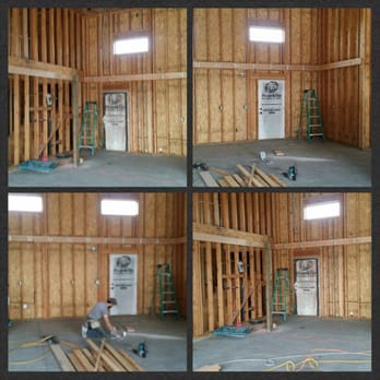 Kristy Construction - The boys framing and getting ready to put up drywall in the giant shop with 16ft ceilings! - General Contractors Near Me - Caldwell, Idaho