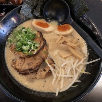 Sato Ramen House - Tonkotsu Ramen with tender Chashu (Grilled pork Belly) - Ramen Near Me - Pasadena, California Sato Ramen House - Tonkotsu Ramen with tender Chashu (Grilled pork Belly) - Ramen Near Me - Pasadena, California