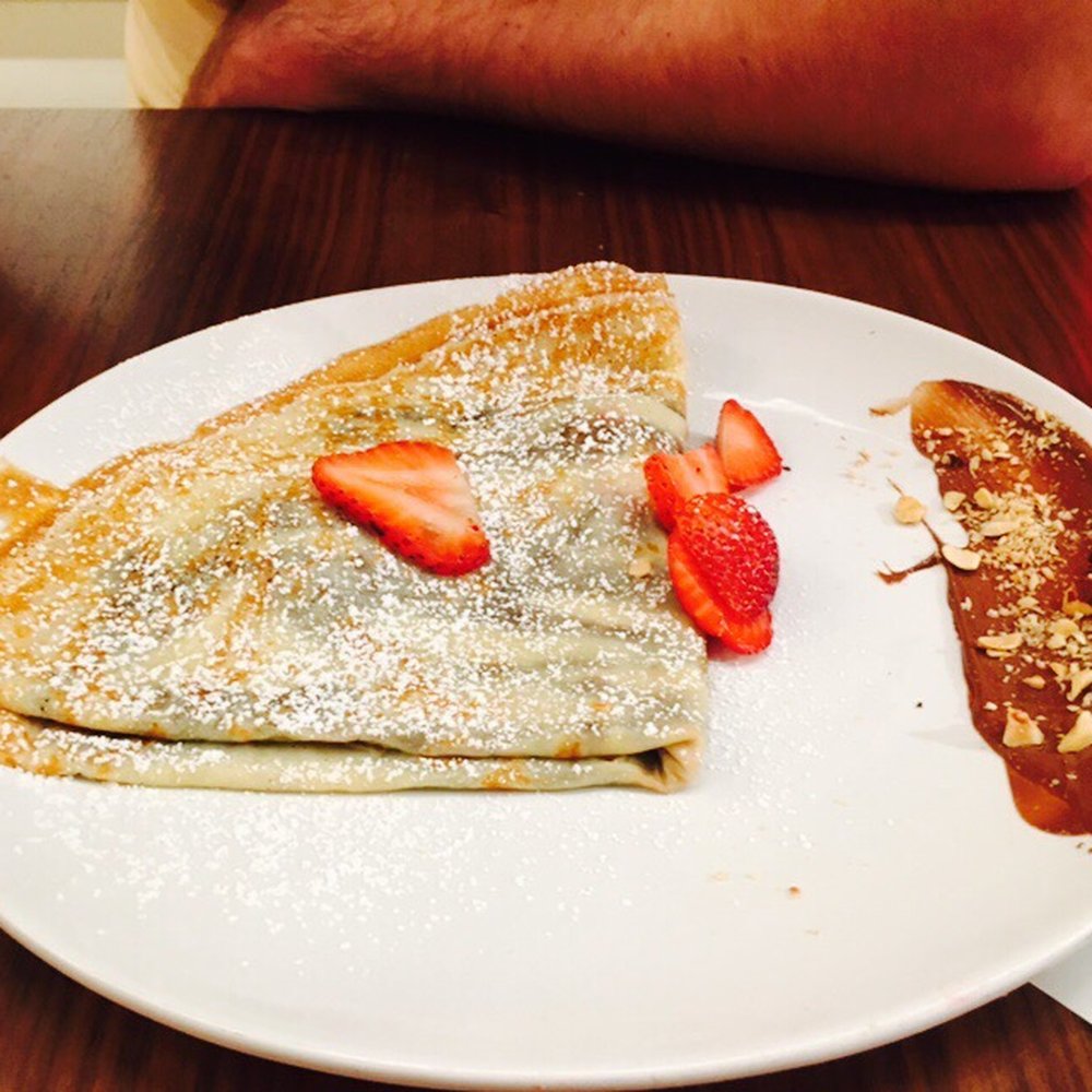 Nutella Cafe - Strawberry and Nutella crepe - Desserts Near Me - Chicago, Illinois Nutella Cafe - Strawberry and Nutella crepe - Desserts Near Me - Chicago, Illinois