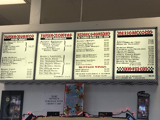 Menu photo 2 Bonny's Cafe El Paso, TX