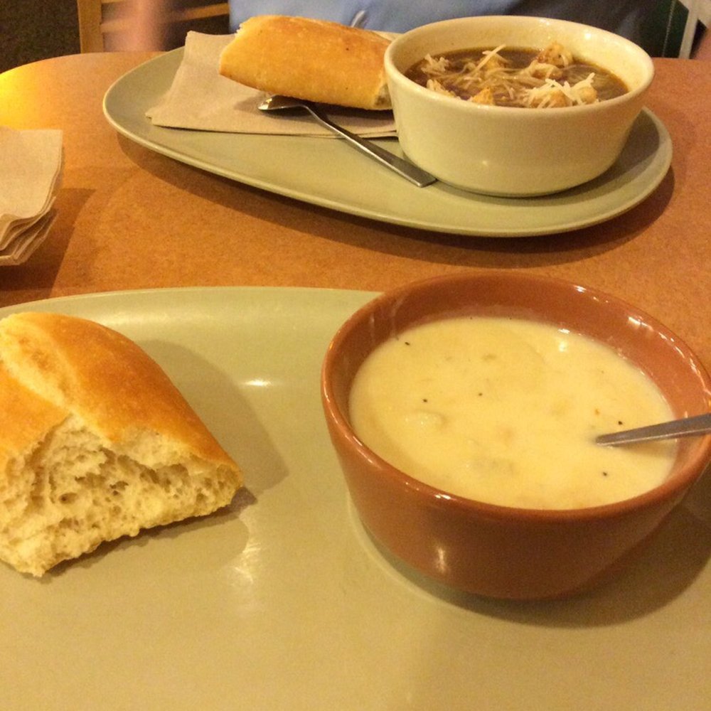 Panera Bread - Clam chowder and French Onion Soup - Sandwiches Near Me - Raleigh, North Carolina Panera Bread - Clam chowder and French Onion Soup - Sandwiches Near Me - Raleigh, North Carolina