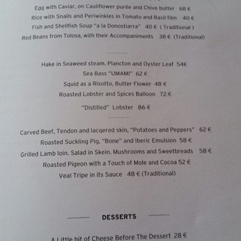 Akelare - 5.2017 Al a carte - Signature Cuisine Near Me - Donostia-San Sebastian, SS