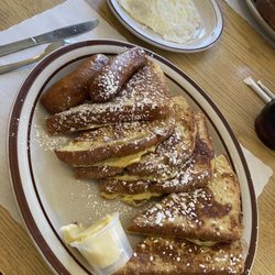 Tally-Ho Restaurant - French Toast w/ sausage and eggs