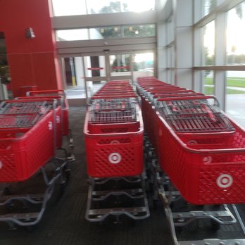 Target - Shopping carts downstairs. - Department Stores Near Me - West Palm Beach, Florida