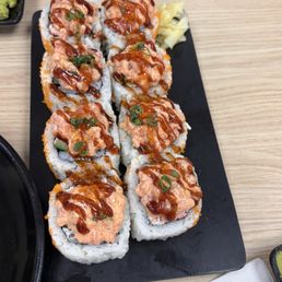 Volcano sushi roll. Fresh spicy ahi, perfect the way we like it. Volcano sushi roll. Fresh spicy ahi, perfect the way we like it.