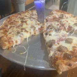 J’s Elk Tavern - Meat Lovers Pizza Garlic Parm Crust