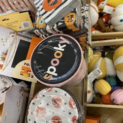Bed Bath & Beyond - Adorable on sale Halloween party gear, stick up for next year!