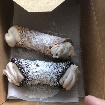 Cafe Bella  - Regular cannoli and peanut butter cannoli - Coffee & Tea Near Me - Massapequa Park, New York