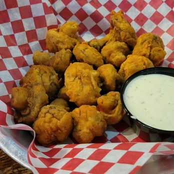 Raines on Main - Stuffed mushrooms - American Near Me - Anderson, South Carolina Raines on Main - Stuffed mushrooms - American Near Me - Anderson, South Carolina