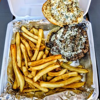 McCloskey's Tavern - Black and Bleu Burger with Fries. - Bars Near Me - Ardmore, Pennsylvania McCloskey's Tavern - Black and Bleu Burger with Fries. - Bars Near Me - Ardmore, Pennsylvania