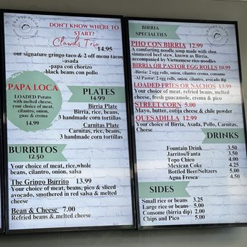 Chatos Tacos - Menu - Mexican Near Me - Henderson, Nevada