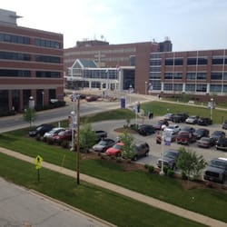 Carle BroMenn Medical Office Center I - Storefront... from parking garage across the street