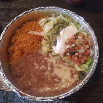 Avocado's - Beans rice and salad with salsa and guacamole - Mexican Near Me - Monroe, Louisiana Avocado's - Beans rice and salad with salsa and guacamole - Mexican Near Me - Monroe, Louisiana