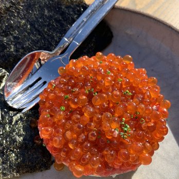 Ernest - Ikura beef tartare - New American Near Me - San Francisco, California Ernest - Ikura beef tartare - New American Near Me - San Francisco, California