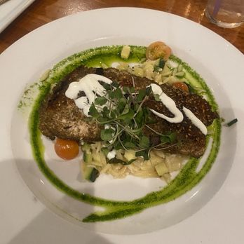 Zovs - Moroccan Spiced Salmon - New American Near Me - Irvine, California Zovs - Moroccan Spiced Salmon - New American Near Me - Irvine, California