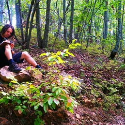 I have a few favorite spots along the trail. The outcroppings make great places for sketch and writing. I have a few favorite spots along the trail. The outcroppings make great places for sketch and writing.