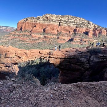 Devil's Bridge Trail - Devil's Bridge - don't look down if you're scared of heights! - Hiking Near Me - Sedona, Arizona