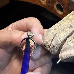 Diamond Vault - Custom Engagement Ring being built