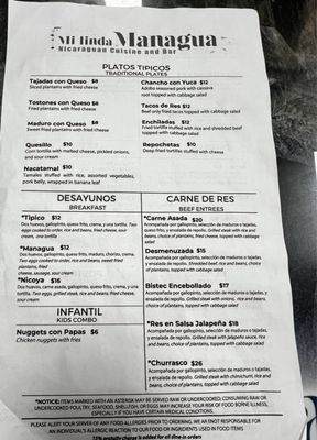 Mi Linda Managua Restaurant by null