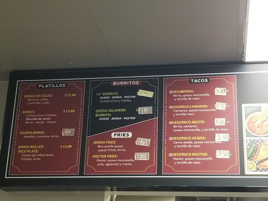 Menu photo 3 Analilia's Riquezas Peoria, AZ