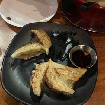 Simply Ramen and Gyoza - Gyoza (partially eaten lol) - Ramen Near Me - Bee Cave, Texas