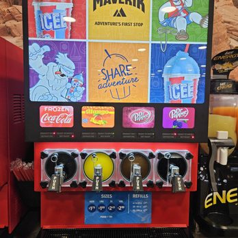 Maverik Adventure's First Stop - So many Icee flavors not at 7-11 - Gas Stations Near Me - Kanab, Utah