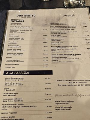 Menu photo 2 Don Benito Buenos Aires, C