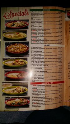Menu photo 8 El Tapatio's Mexican Restaurant Temple, GA Menu photo 8 El Tapatio's Mexican Restaurant Temple, GA