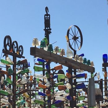 Elmer's Bottle Tree Ranch - My neighbors may get treated to something like this in my garden. - Ranches Near Me - Oro Grande, California
