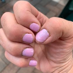 Top Nail - 2 days after my visit. Terrible