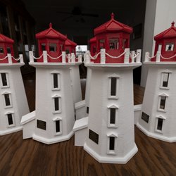 Peggy's Cove Replicas - 5 inch lighthouse of Peggy's Cove make here in Chester Nova Scotia.