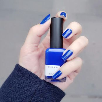 Sundays Studio - This royal blue is SO BEAUTIFUL. This is their "No. 40". - Nail Salons Near Me - New York, New York Sundays Studio - This royal blue is SO BEAUTIFUL. This is their "No. 40". - Nail Salons Near Me - New York, New York