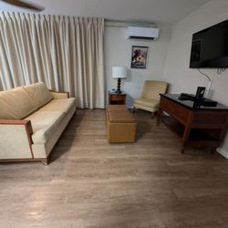 Kauai Beach Villas - Living room, 2nd view