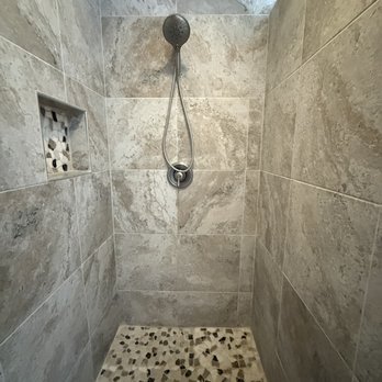 Ahsing’s Construction - Walking in shower...(excited)! - General Contractors Near Me