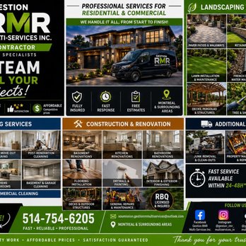 Gestion RMR Multi-Services - General Contractors Near Me Gestion RMR Multi-Services - General Contractors Near Me