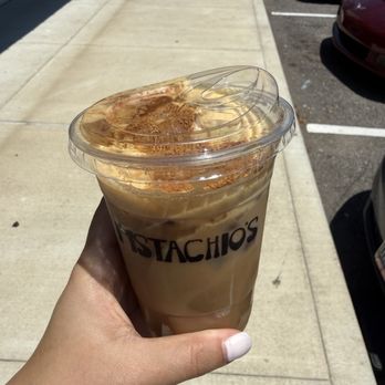 Pistachio’s Coffee Shop - Brown sugar latte - Coffee & Tea Near Me - Houston, Texas Pistachio’s Coffee Shop - Brown sugar latte - Coffee & Tea Near Me - Houston, Texas