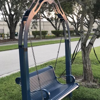 Lemon Tree Park - Swing bench. - Parks Near Me - Margate, Florida