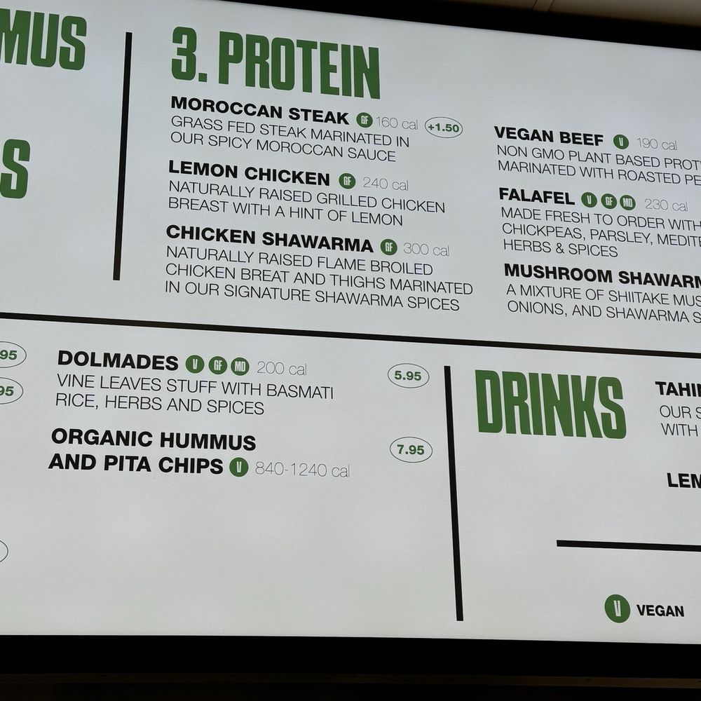 Inside Menu Inside Menu
