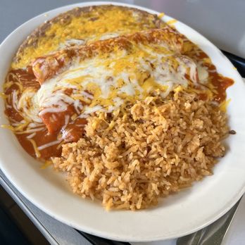 John's Cypress - Chicken and Beef enchiladas. - Burgers Near Me - Cypress, California John's Cypress - Chicken and Beef enchiladas. - Burgers Near Me - Cypress, California