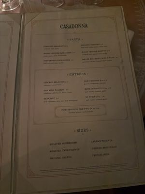Menu photo 2 Casadonna Miami, FL Menu photo 2 Casadonna Miami, FL